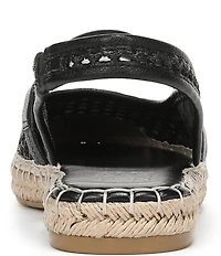 Naturalizer Jolie Crochet Mary Jane Espadrille Slingback Casual Mules