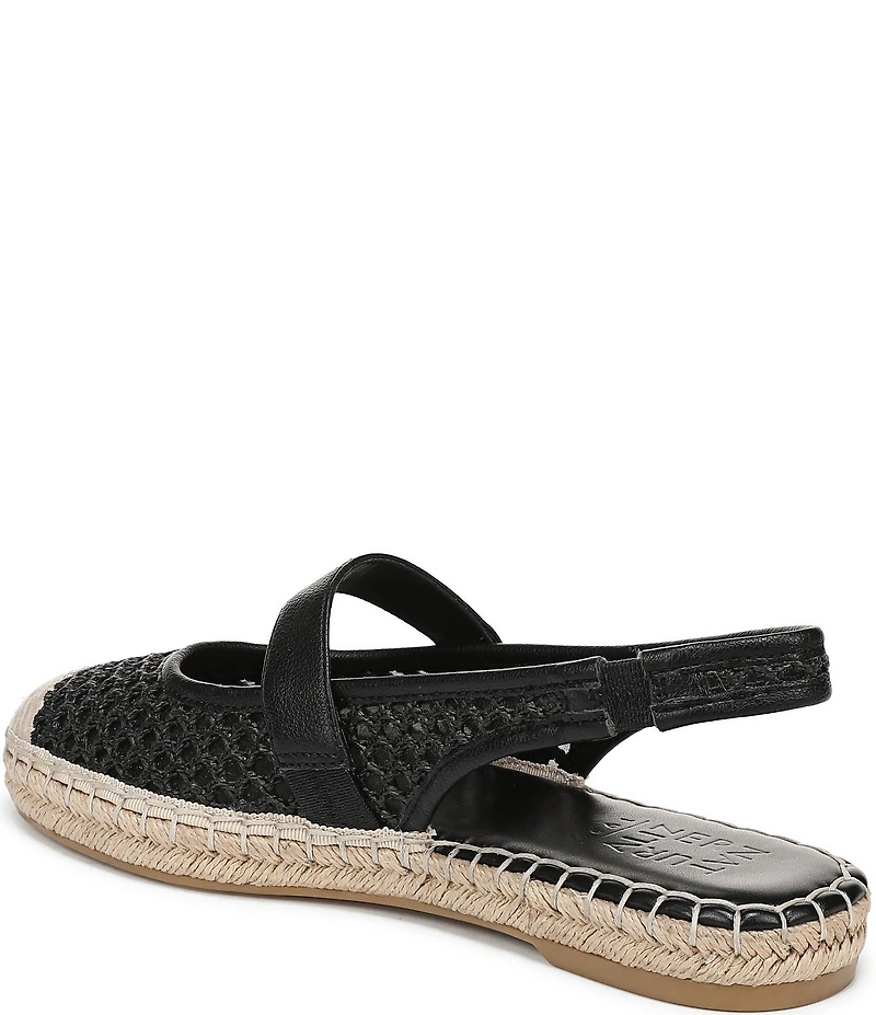 Naturalizer Jolie Crochet Mary Jane Espadrille Slingback Casual Mules