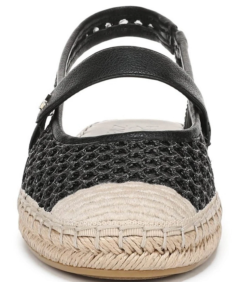 Naturalizer Jolie Crochet Mary Jane Espadrille Slingback Casual Mules