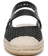 Naturalizer Jolie Crochet Mary Jane Espadrille Slingback Casual Mules