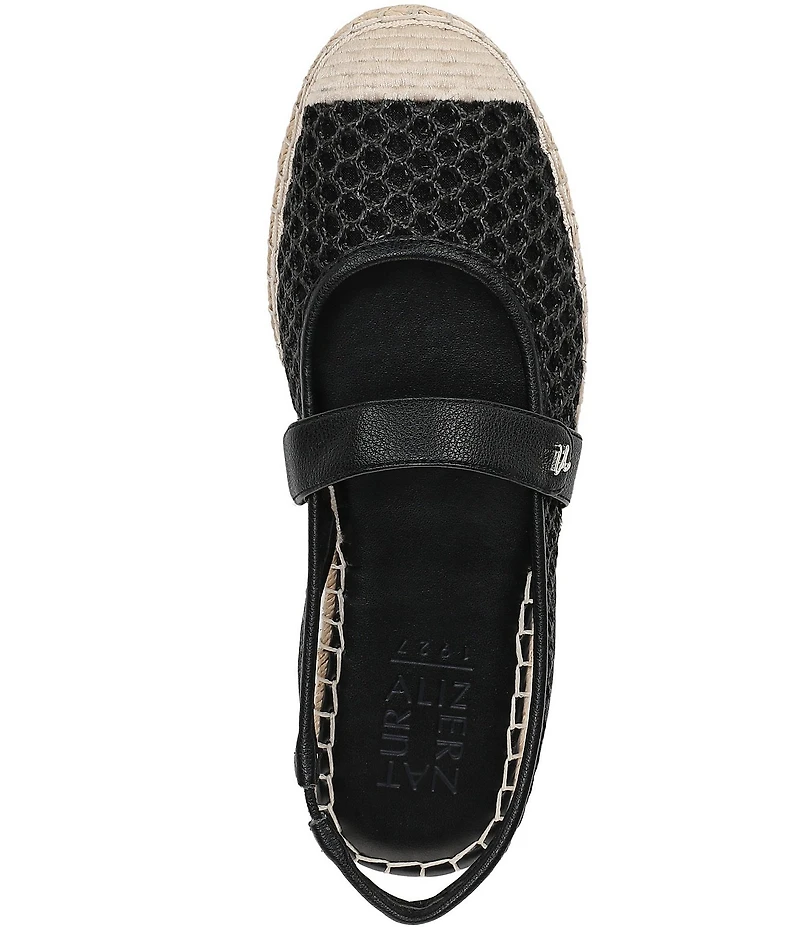 Naturalizer Jolie Crochet Mary Jane Espadrille Slingback Casual Mules