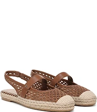Naturalizer Jolie Crochet Mary Jane Espadrille Slingback Casual Mules