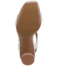 Naturalizer Jordis Croco Leather Buckle Hardware T-Strap Dress Sandals