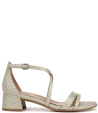 Naturalizer June Woven Leather Strappy Dress Sandals