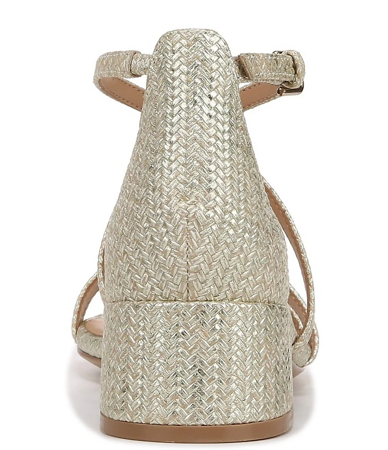 Naturalizer June Woven Leather Strappy Dress Sandals