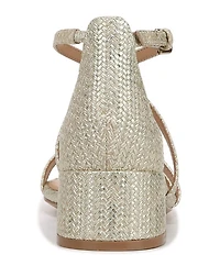 Naturalizer June Woven Leather Strappy Dress Sandals