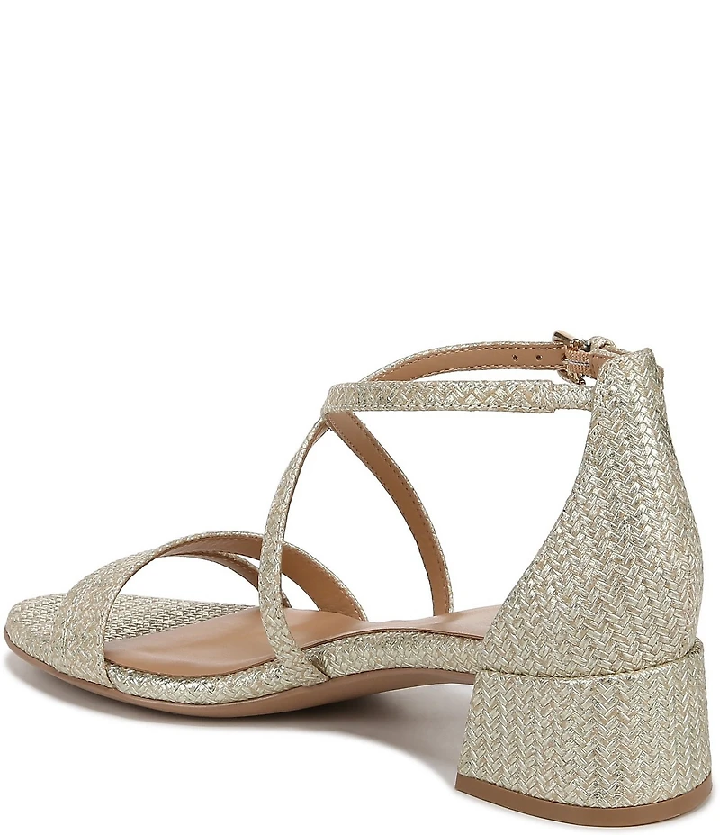 Naturalizer June Woven Leather Strappy Dress Sandals