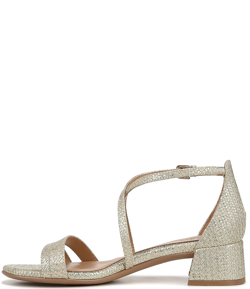 Naturalizer June Woven Leather Strappy Dress Sandals