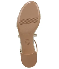 Naturalizer June Woven Leather Strappy Dress Sandals