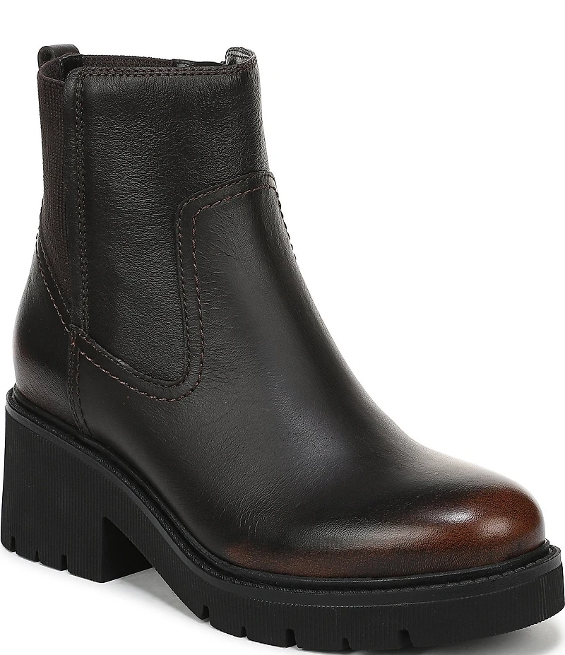 Naturalizer Juni Water Repellent Leather Booties
