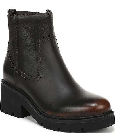 Naturalizer Juni Water Repellent Leather Booties