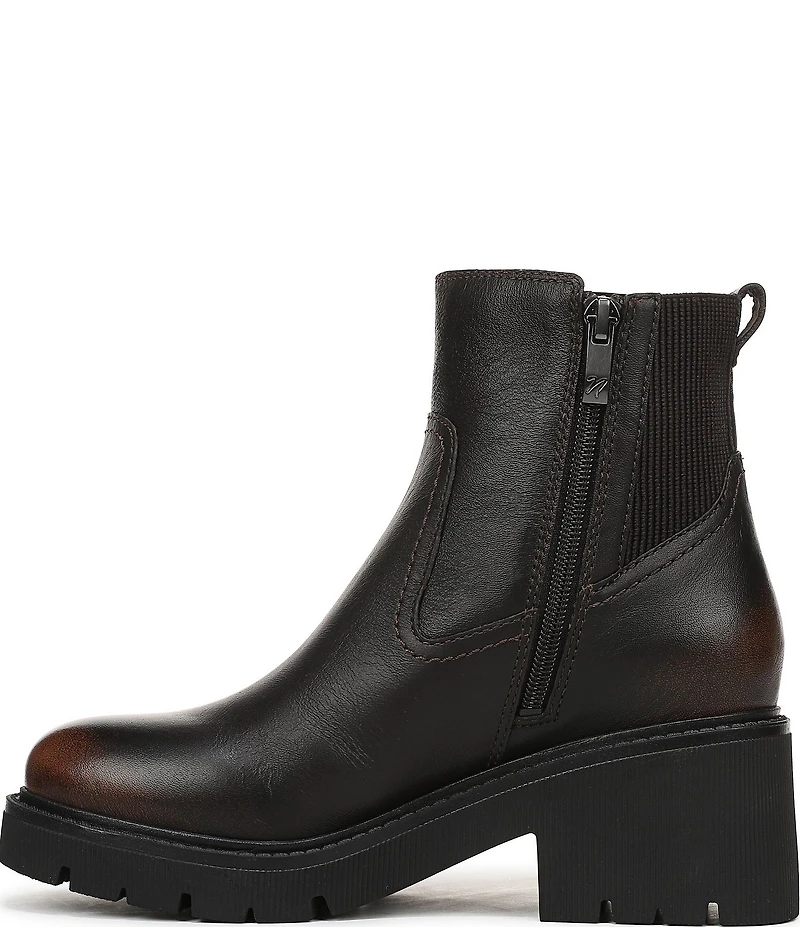 Naturalizer Juni Water Repellent Leather Booties