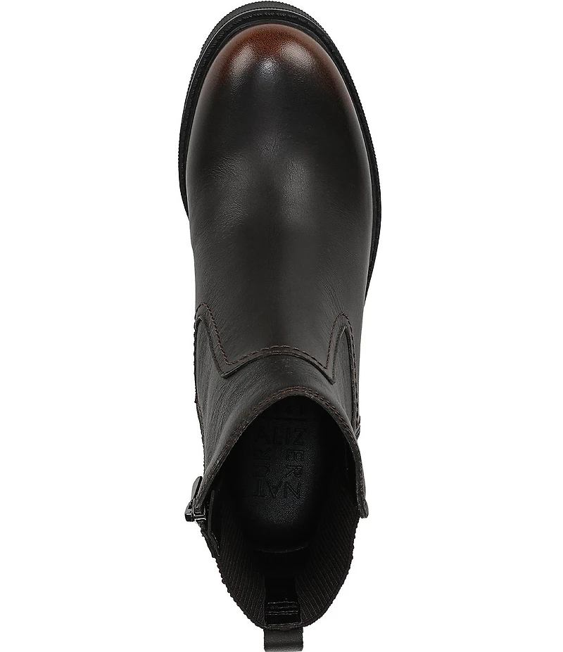 Naturalizer Juni Water Repellent Leather Booties