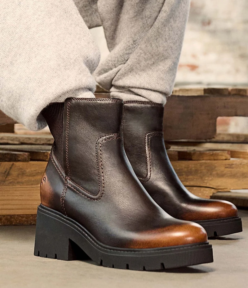 Naturalizer Juni Water Repellent Leather Booties