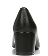 Naturalizer Karina Leather Block Heel Pumps