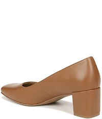 Naturalizer Karina Leather Block Heel Pumps