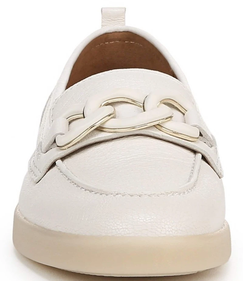 Naturalizer Kateri Leather Chain Link Ornament Loafers