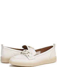 Naturalizer Kateri Leather Chain Link Ornament Loafers