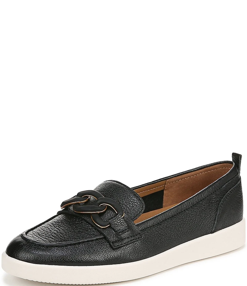Naturalizer Kateri Leather Chain Link Ornament Loafers
