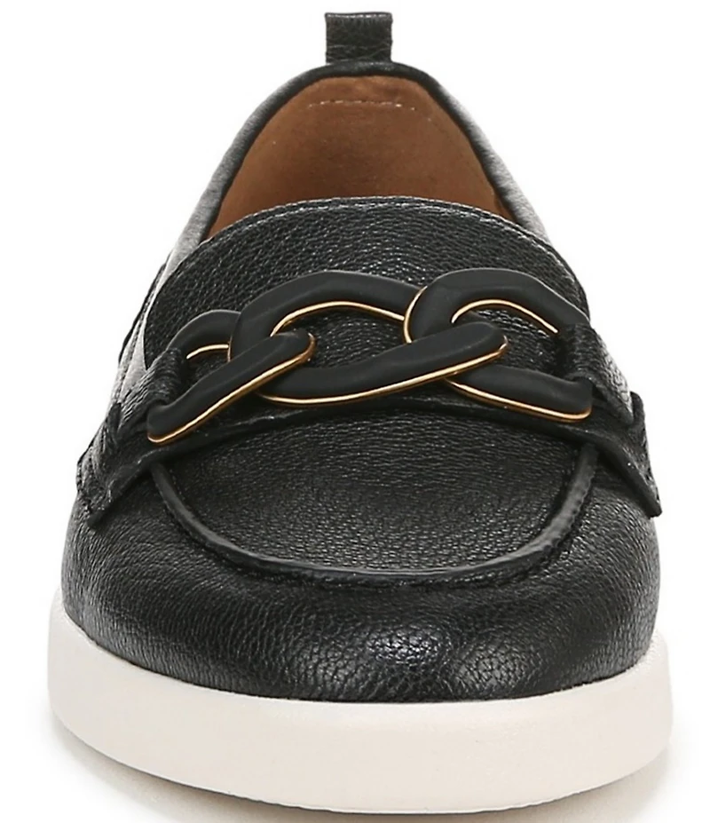 Naturalizer Kateri Leather Chain Link Ornament Loafers