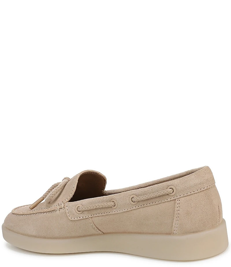 Naturalizer Keelboat Suede Bow Detail Boat Shoes
