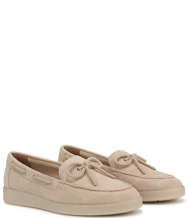 Naturalizer Keelboat Suede Bow Detail Boat Shoes