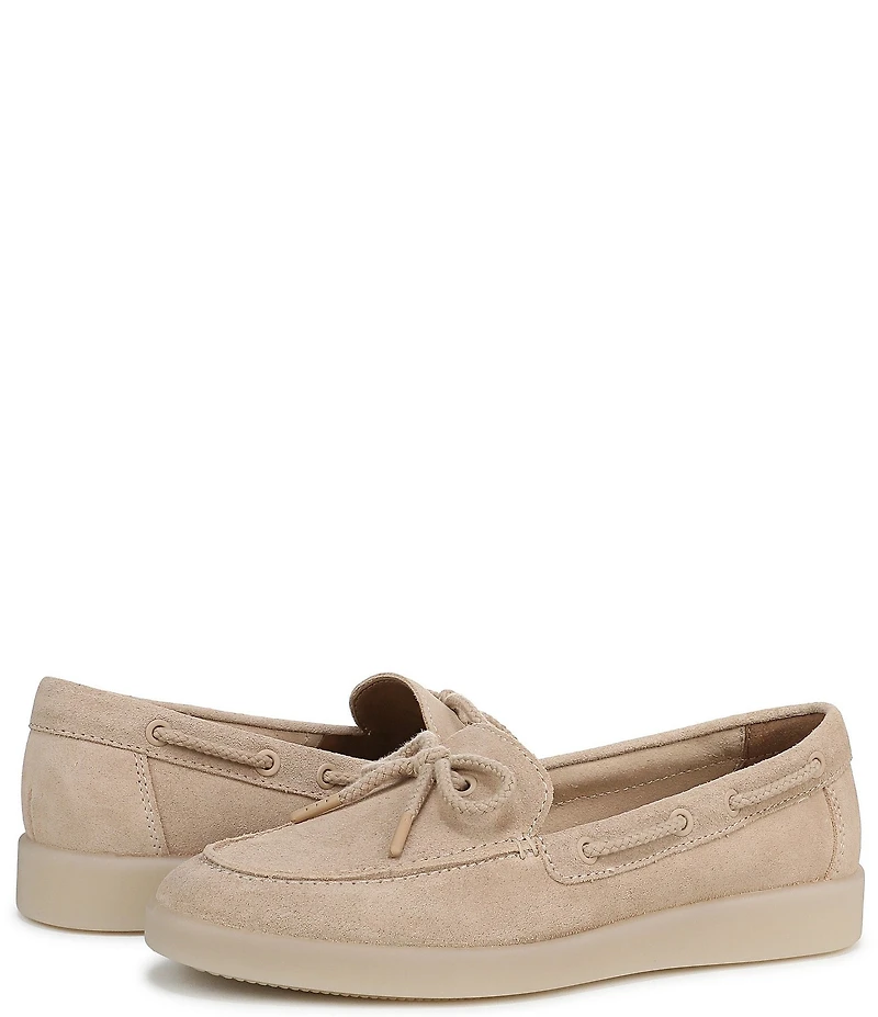 Naturalizer Keelboat Suede Bow Detail Boat Shoes