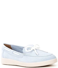 Naturalizer Keelboat Suede Bow Detail Boat Shoes