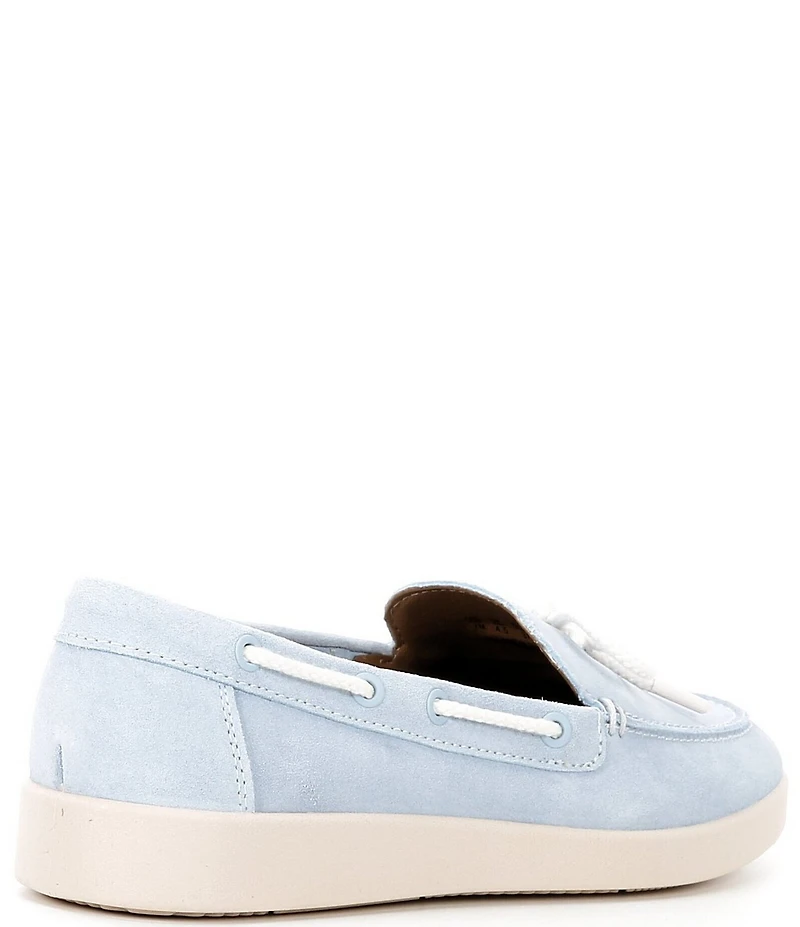 Naturalizer Keelboat Suede Bow Detail Boat Shoes