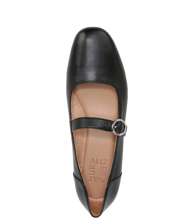 Naturalizer Kelly Leather Mary Jane Flats