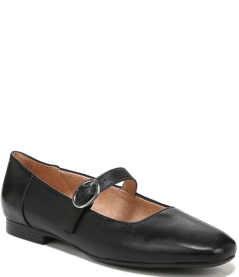 Naturalizer Kelly Leather Mary Jane Flats