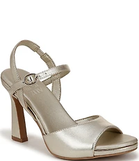 Naturalizer Lala Leather Ankle Strap Sandals