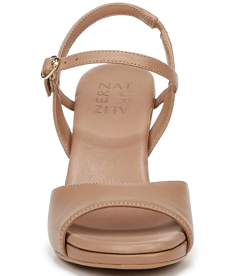 Naturalizer Lala Leather Ankle Strap Sandals