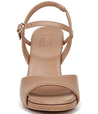 Naturalizer Lala Leather Ankle Strap Sandals