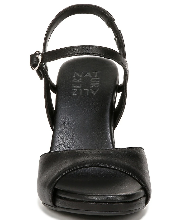 Naturalizer Lala Leather Ankle Strap Sandals