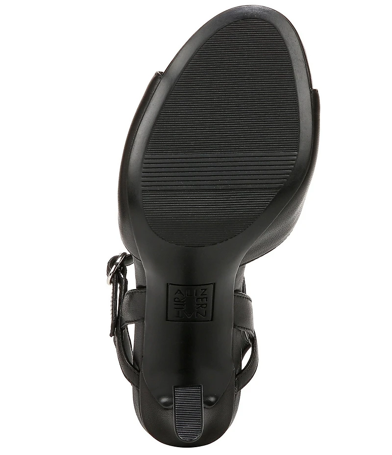 Naturalizer Lala Leather Ankle Strap Sandals