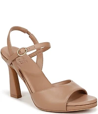 Naturalizer Lala Leather Ankle Strap Sandals