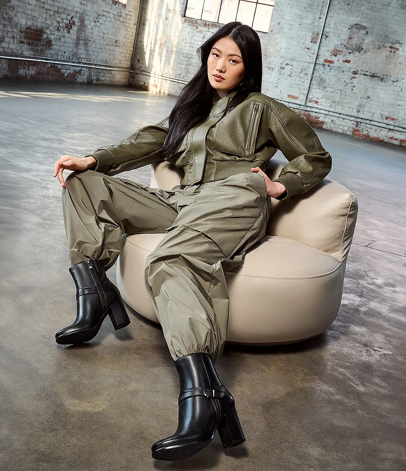 Naturalizer Leighton Leather Ankle Booties