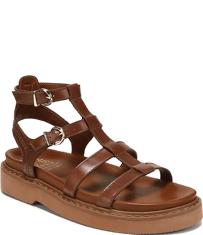Naturalizer Lexie Leather Platform Gladiator Sandals