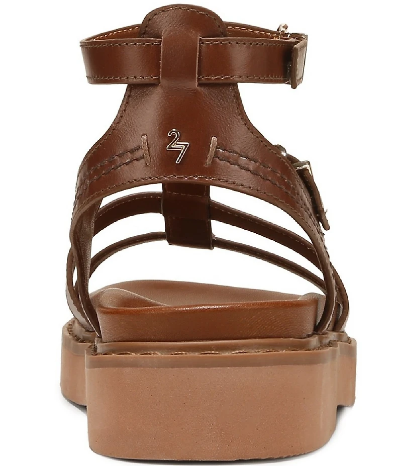 Naturalizer Lexie Leather Platform Gladiator Sandals