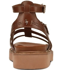 Naturalizer Lexie Leather Platform Gladiator Sandals