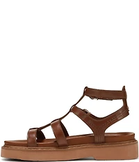 Naturalizer Lexie Leather Platform Gladiator Sandals