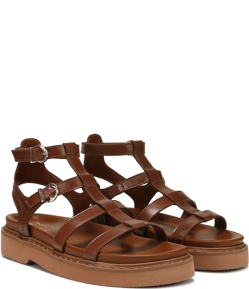 Naturalizer Lexie Leather Platform Gladiator Sandals