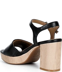 Naturalizer Lilly Ankle Strap Platform Dress Sandals