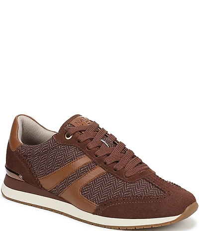 Naturalizer Lorena Herringbone Lace Up Sneakers