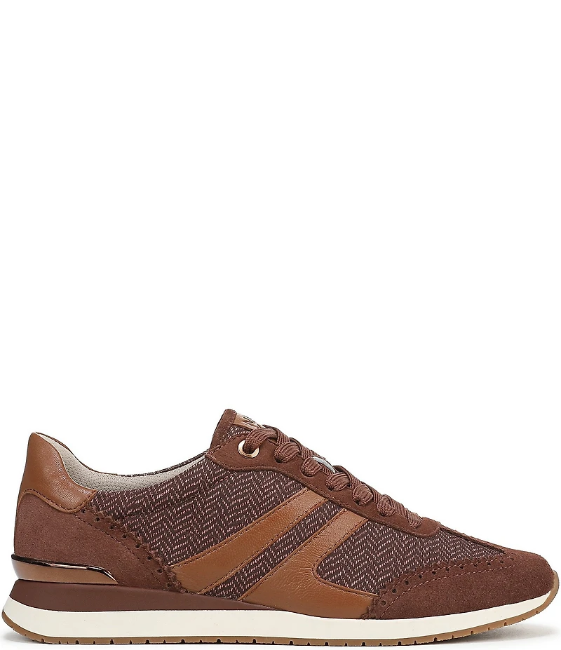 Naturalizer Lorena Herringbone Lace Up Sneakers