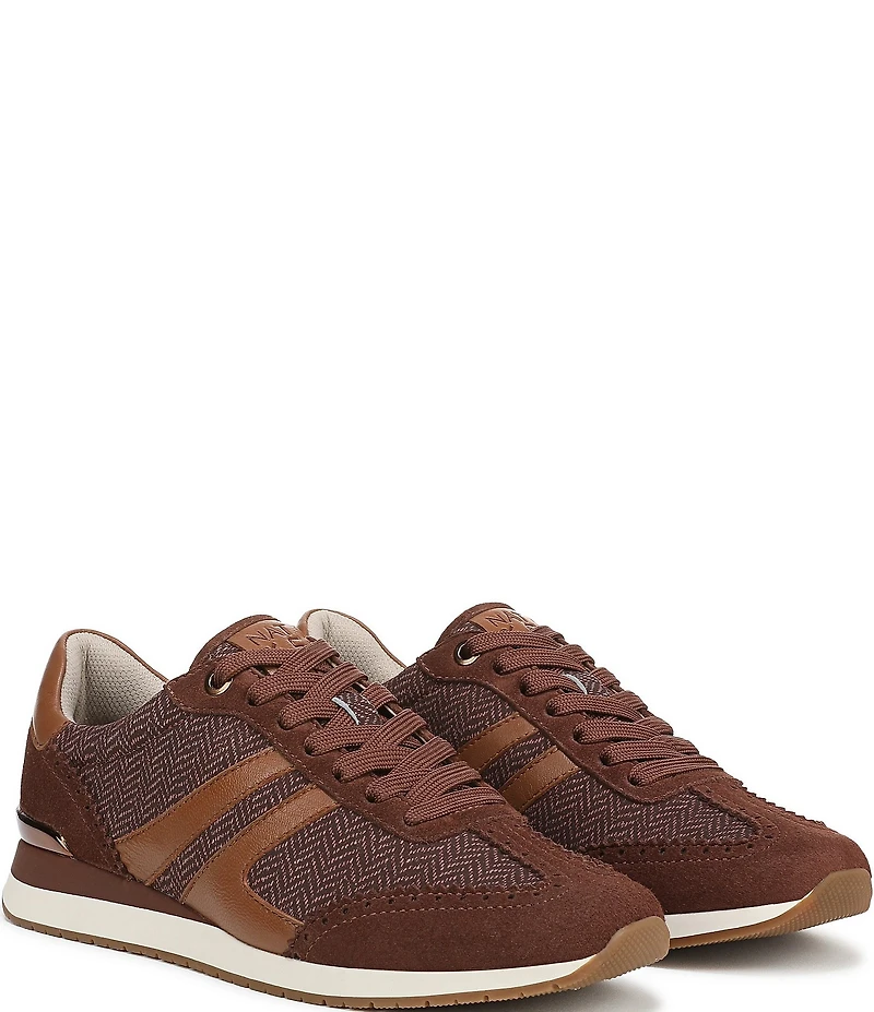 Naturalizer Lorena Herringbone Lace Up Sneakers