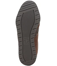 Naturalizer Tao Suede Snake Print Accent Sneakers