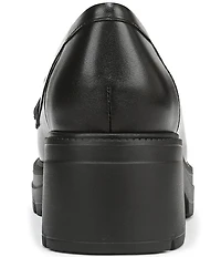 Naturalizer Lumos Leather Lug Sole Penny Loafer Pumps