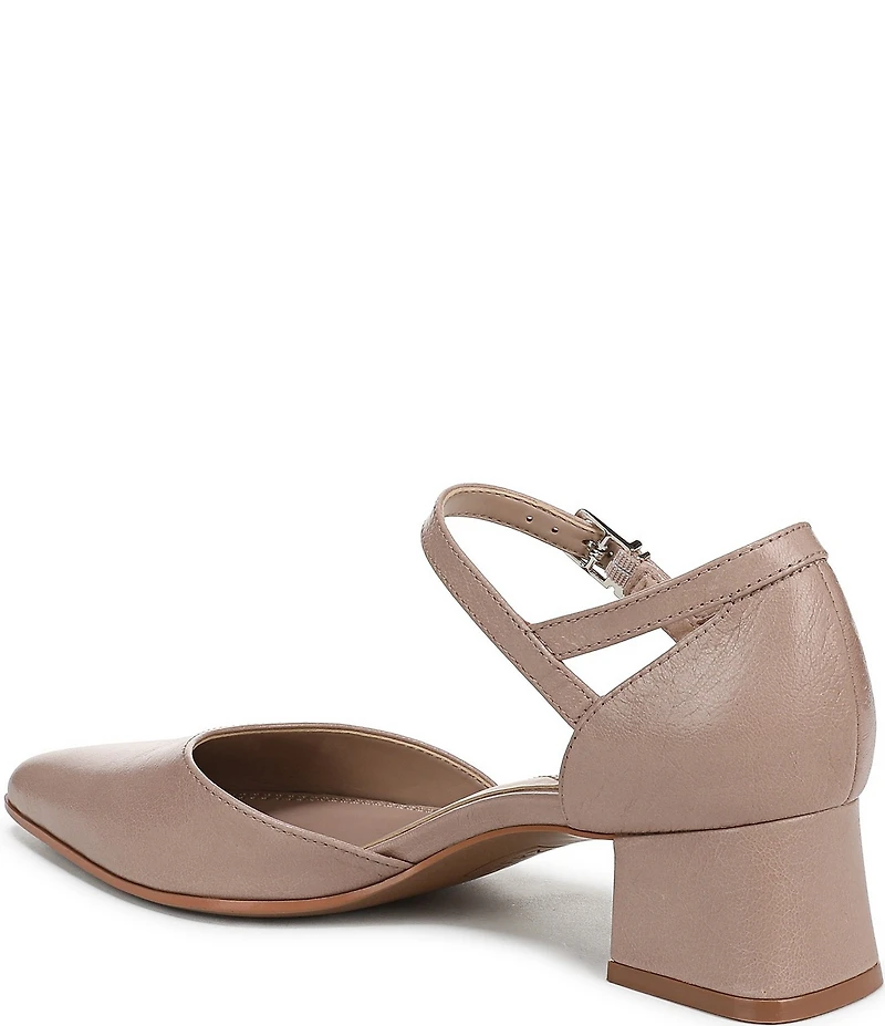 Naturalizer Maddox Leather Ankle Wrap Pumps